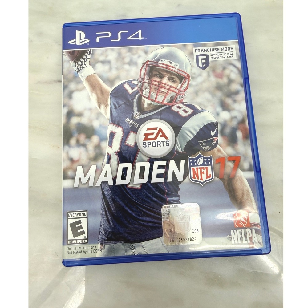 Madden NFL 17 Sony PlayStation 4 PS4 EA Sports Football Game Rob Gronkowski